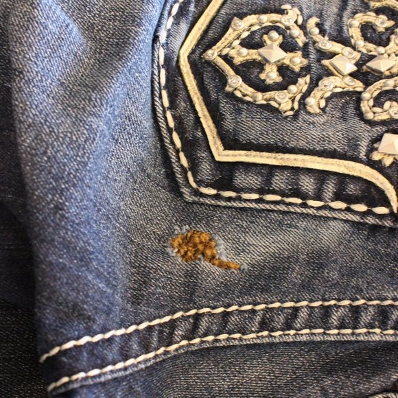 Girls Miss Me Bootcut Jeans Style JK5563B3 - Picture 4 of 5